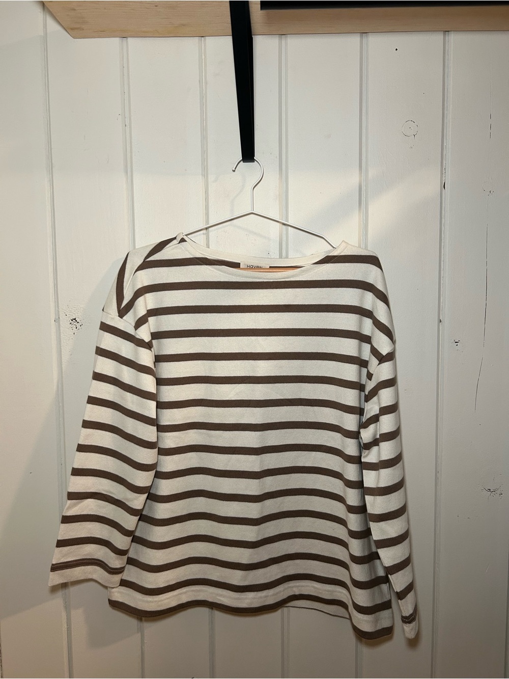 Haven Well Within Organic Cotton Knit Sweater/Long Sleeve size L